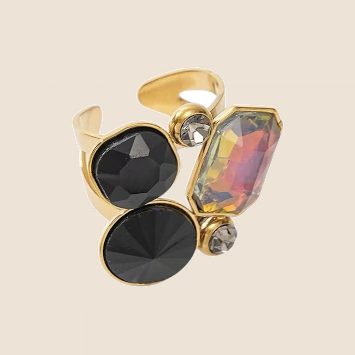 STÉPH Statement Ring Cinco, detailfoto