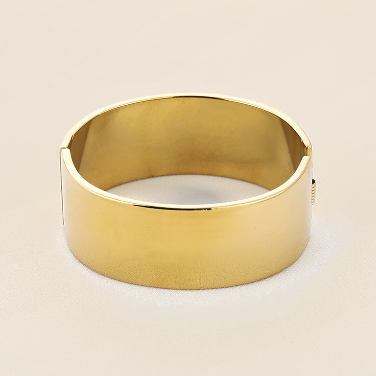 STÉPH Brede Statement Armband – Goud