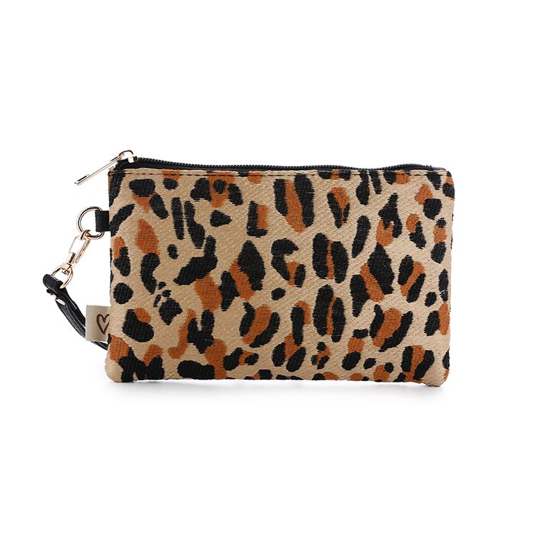 STÉPH Pouch Leopard – Khaki