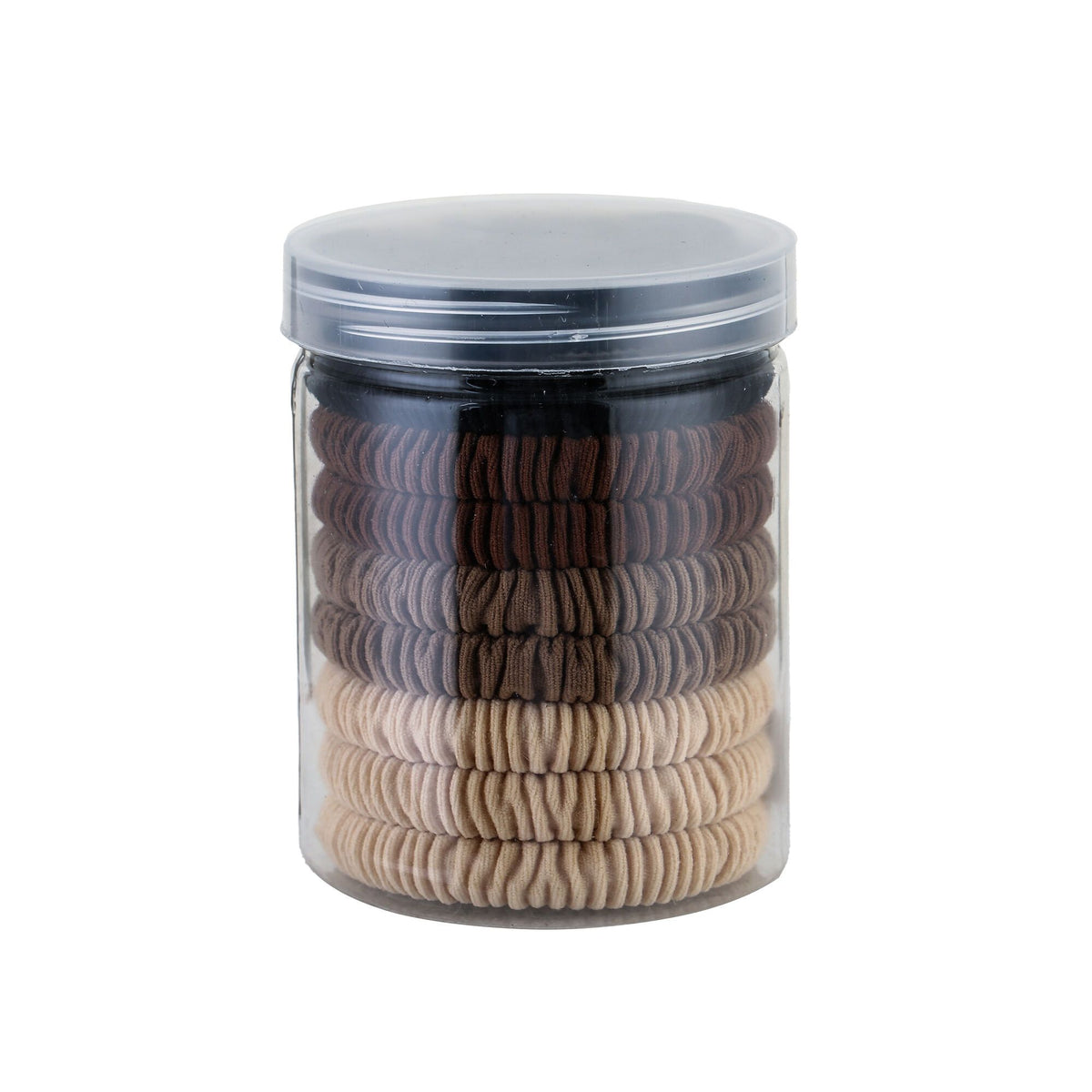 STÉPH Haarelastiekjes Naturel – Set van 10 – Naturelmix