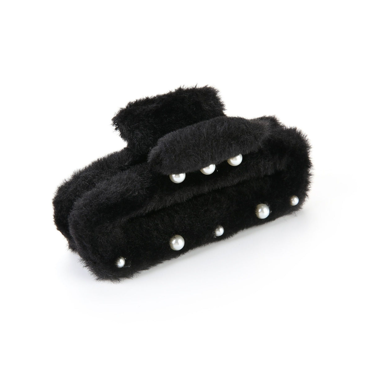 STÉPH Teddy Haarklem met Pareldetails – Zwart