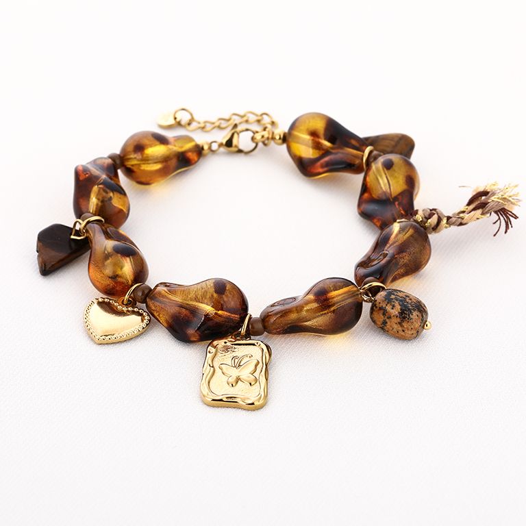 STÉPH Bedelarmband – Luipaard