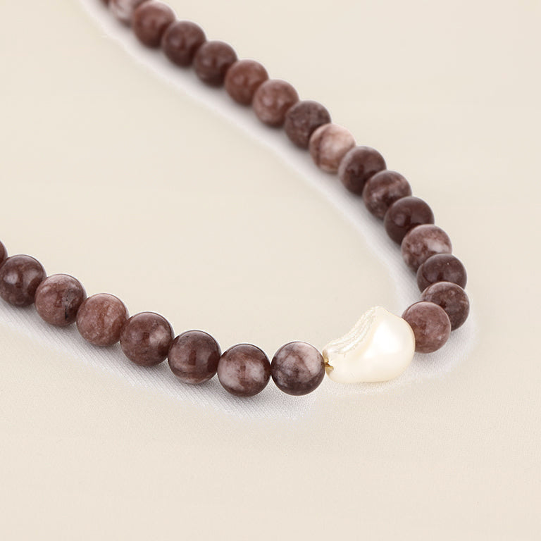 STÉPH Koffiebruine Ketting