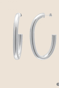 STÉPH Massieve Oorringen – Zilver