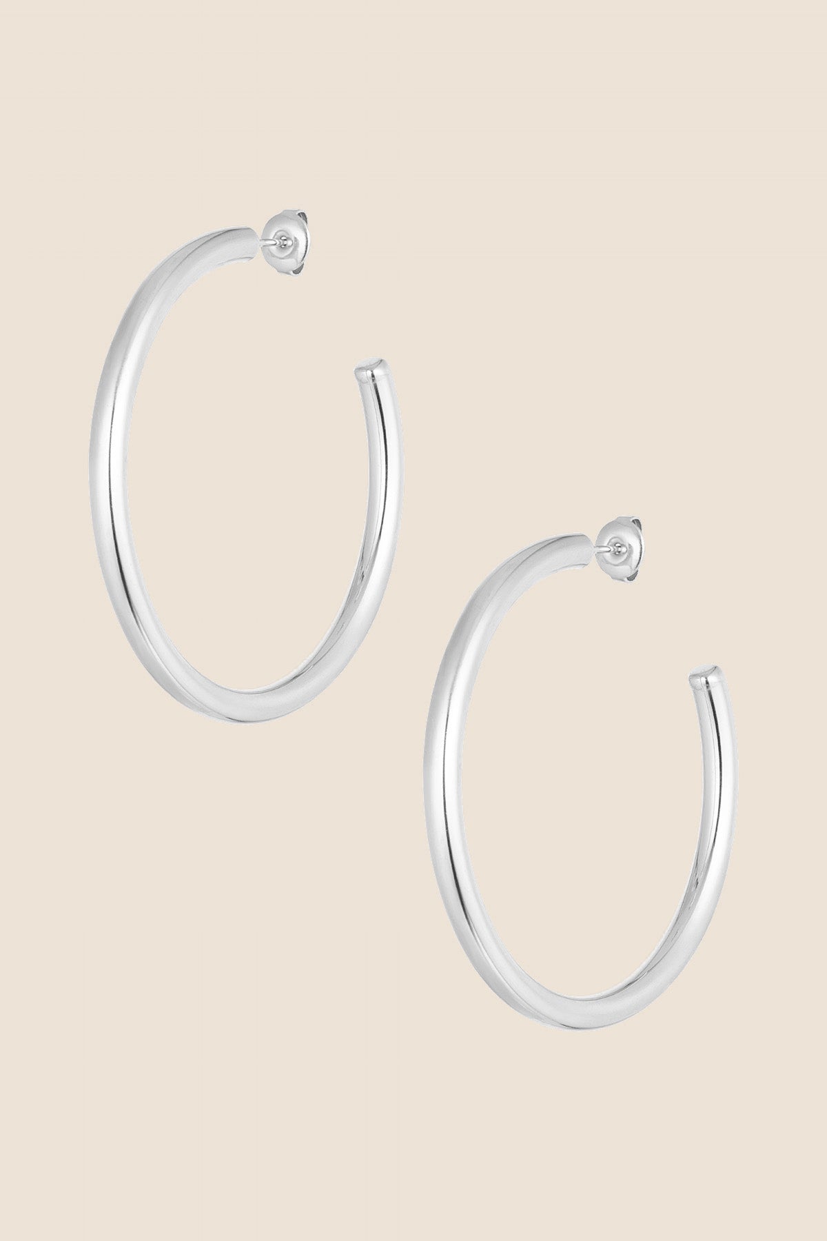STÉPH Oorbellen Basic Groot – Zilver