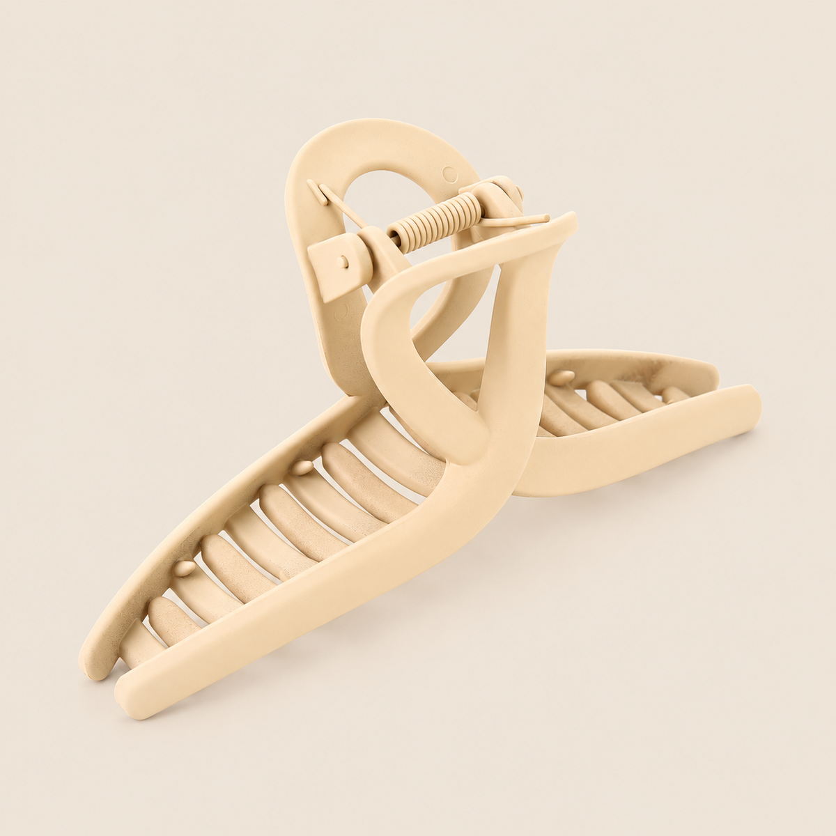 STÉPH Haarklem – Zwart & Beige – Beige